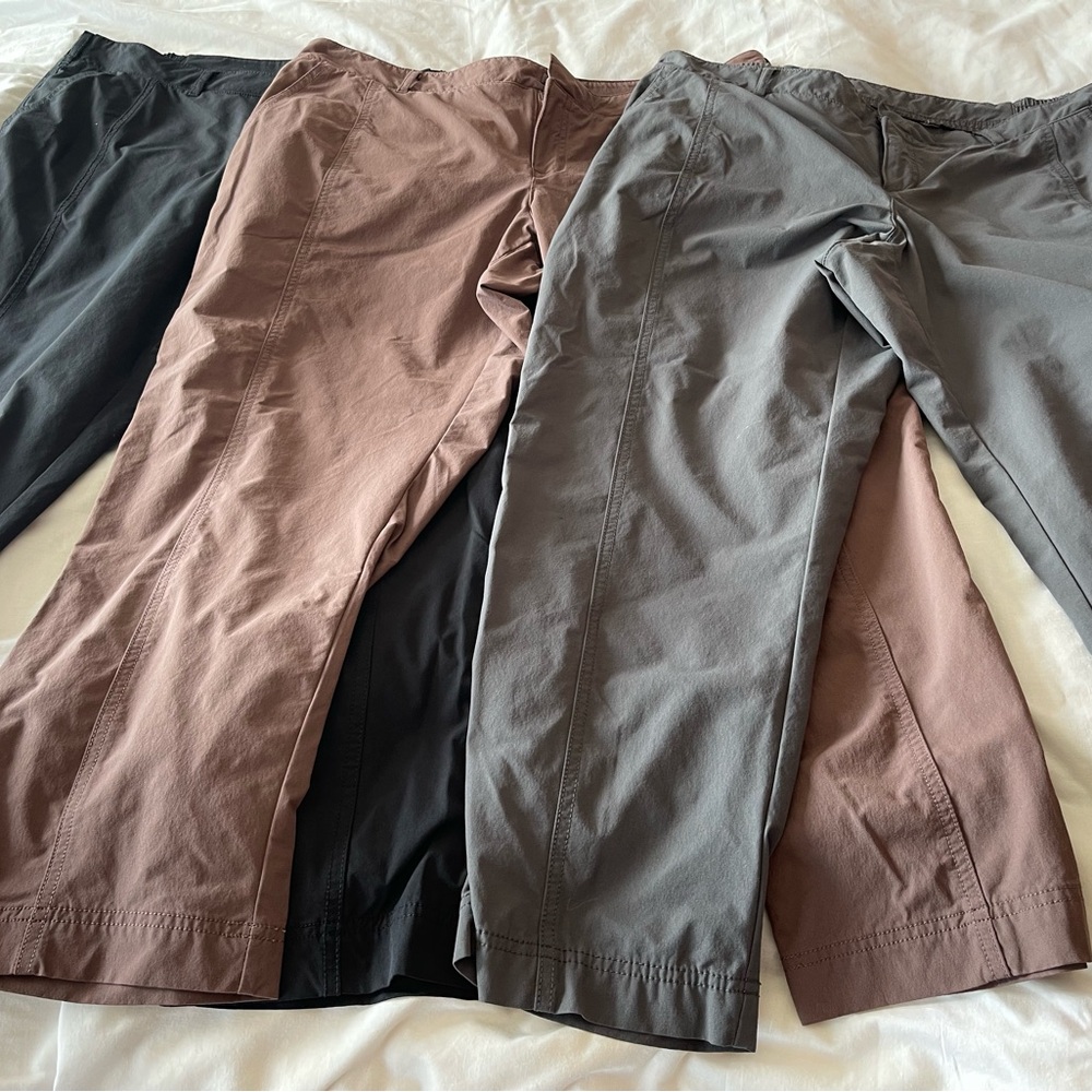 Kirkland Travel Pants THREE pairs